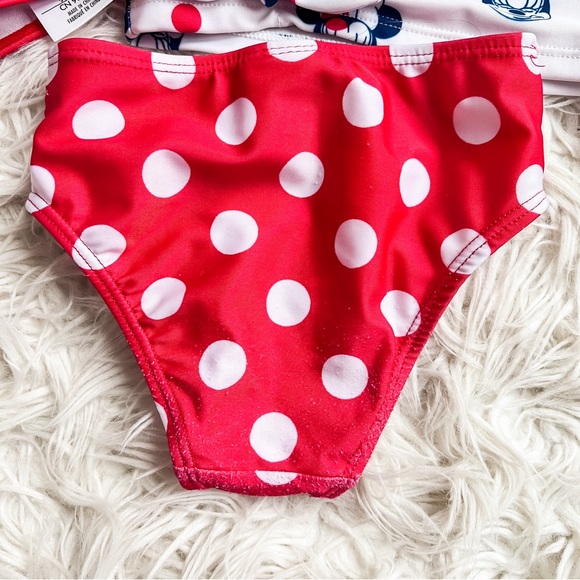 Disney Baby | Minnie Mouse 3 Piece Toddler Swimsuit Set - Picture 6 of 7